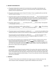 Sample Pollination Contract Template, Page 2