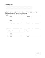 Sample Pollination Contract Template, Page 3