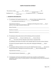 &quot;Sample Pollination Contract Template&quot;
