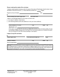 Form FL All Family196 Motion to Correct, Amend, or Vacate Unconfirmed Arbitration Award - Washington, Page 4