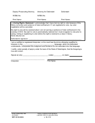 Form WPF CR84.0400J Felony Judgment and Sentence - Jail One Year or Less (Non Sex) - Washington, Page 12