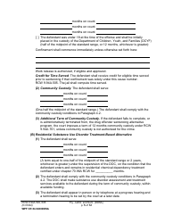 Form WPF CR84.0400 DOSA Felony Judgment and Sentence - Drug Offender Sentencing Alternative - Washington, Page 5