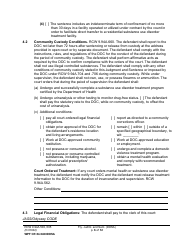 Form WPF CR84.0400 DOSA Felony Judgment and Sentence - Drug Offender Sentencing Alternative - Washington, Page 6