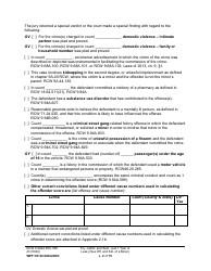 Form WPF CR84.0400JSKO Felony Judgment and Sentence - Jail One Year or Less (Sex Offense and Kidnapping of a Minor) - Washington, Page 2