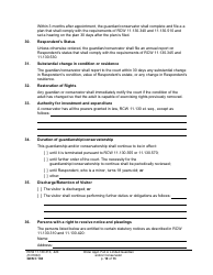 Form GDN C104 Order Appointing Full or Limited Guardian and/or Conservator - Washington, Page 10