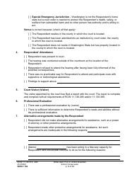 Form GDN C104 Order Appointing Full or Limited Guardian and/or Conservator - Washington, Page 3