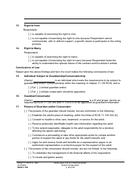 Form GDN C104 Order Appointing Full or Limited Guardian and/or Conservator - Washington, Page 6