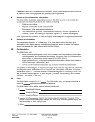 Form GDN M409 Order Appointing Guardian Ad Litem or Court Visitor - Washington, Page 3