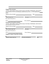 Form GDN M202 Emergency Minor Guardianship Petition (Short-Term) - Washington, Page 11