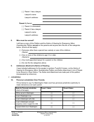 Form GDN M202 Emergency Minor Guardianship Petition (Short-Term) - Washington, Page 4