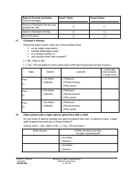 Form GDN M202 Emergency Minor Guardianship Petition (Short-Term) - Washington, Page 5