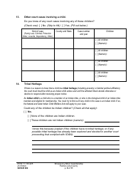 Form GDN M202 Emergency Minor Guardianship Petition (Short-Term) - Washington, Page 6