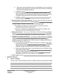 Form GDN M202 Emergency Minor Guardianship Petition (Short-Term) - Washington, Page 8