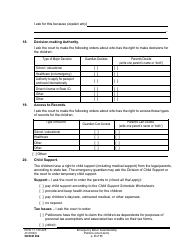 Form GDN M202 Emergency Minor Guardianship Petition (Short-Term) - Washington, Page 9
