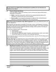 Form PO001 Petition for Protection Order - Washington, Page 10