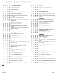 Form MURK40 Construction Contract Record Keeping Review Checklist - New York, Page 3