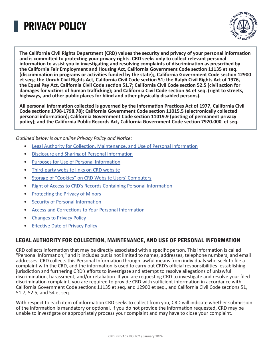 Form CRD-IF903-4X-ENG Intake Form - Housing - California, Page 9
