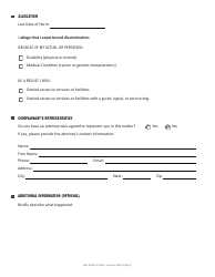 Form CRD-IF903-2X-ENG Intake Form - Disabled Persons Act (Cc54) - California, Page 2