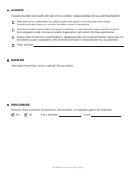 Form CRD-IF903-9X-ENG Intake Form - State Contract Nondiscrimination Requirement (Gc12990) - California, Page 3