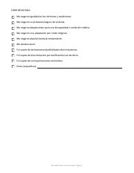 Formulario CRD-IF903-4X-SP Formulario De Registro - Vivienda - California (Spanish), Page 4