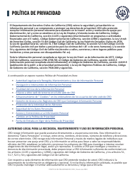 Formulario CRD-IF903-4X-SP Formulario De Registro - Vivienda - California (Spanish), Page 9