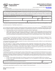 Document preview: Form C-101 (BWC-1224) Authorization to Release Medical Information - Ohio