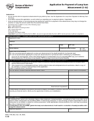 Document preview: Form C-32 (BWC-1150) Application for Payment of Lump Sum Advancement - Ohio