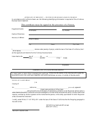 Fictitious Business Name Application - Mono County, California, Page 3