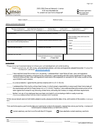 Rescue Network License Application - Kansas