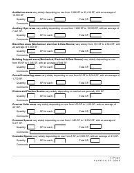 Form SP-5 Right Sizing High School Educational Facilities Form - Utah, Page 2