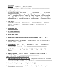 Appendix 15 Uniform School Bus/Vehicle Collision Report Form - School Bus/Vehicle Operations - Utah, Page 3