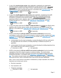 Pre-construction Checklist - Utah, Page 3