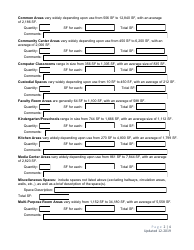 Form SP-5 Right Sizing Elementary School Educational Facilities Form - Utah, Page 2