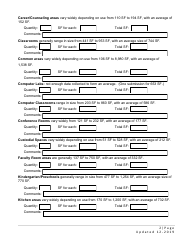 Form SP-5 Right Sizing Charter School Educational Facilities Form - Utah, Page 2