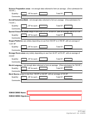 Form SP-5 Right Sizing Charter School Educational Facilities Form - Utah, Page 4