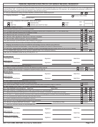 DAF Form 4388 Inbound Transportaton Protective Service Materiel Worksheet