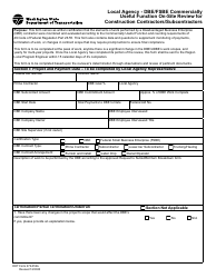 Document preview: DOT Form 272-052A Local Agency - Dbe/Fsbe Commercially Useful Function on-Site Review for Construction Contractors/Subcontractors - Washington