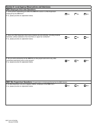 DOT Form 272-052A Local Agency - Dbe/Fsbe Commercially Useful Function on-Site Review for Construction Contractors/Subcontractors - Washington, Page 3