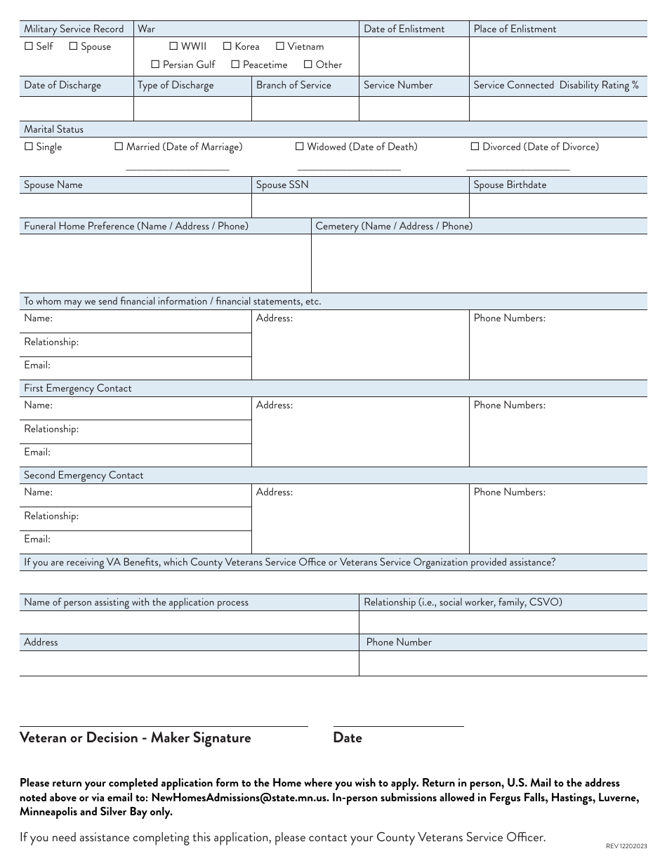 Minnesota Admissions Application Form - Fill Out, Sign Online and ...