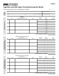 Form CT203 Cigarette Use Tax Return (Periods After Jan. 1, 2024) - Minnesota, Page 2