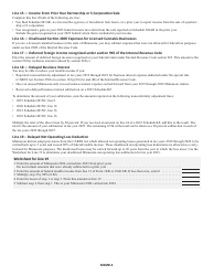 Schedule M1MB Business Income Additions and Subtractions - Minnesota, Page 4