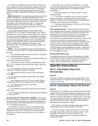 Instructions for IRS Form 1065 Schedule K-1 Partner&#039;s Share of Income, Deductions, Credits, Etc. (For Partner&#039;s Use Only), Page 12
