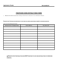 Form DH-24-0022 R Notice of Funds Availability Application Packet - Charitable Clinics - Arkansas, Page 3