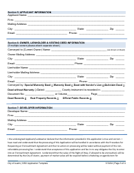 Encroachment Agreement Application - City of Austin, Texas, Page 3