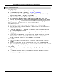Instructions for Form DE-710 Administrative Certificate of Compliance Application - City of Sacramento, California, Page 2