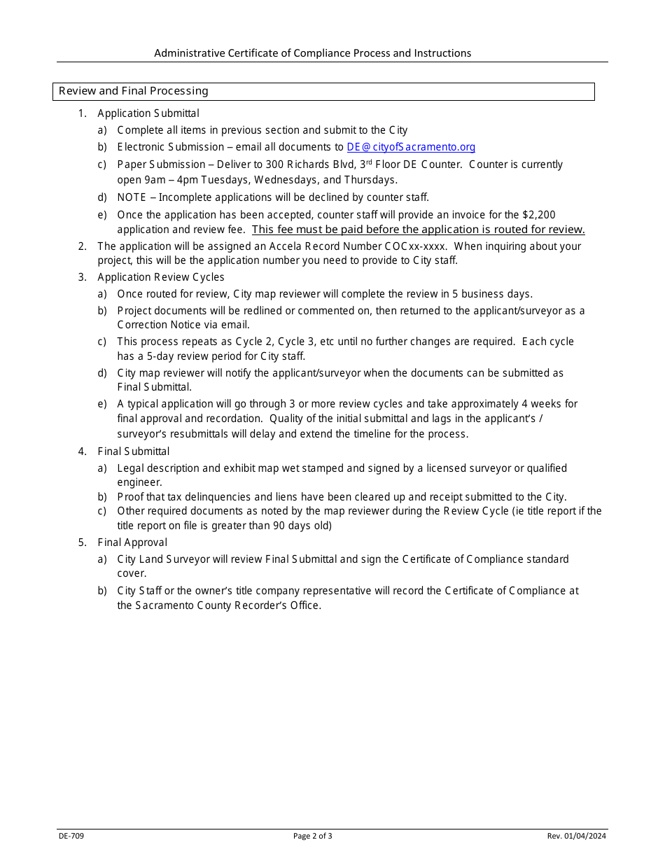 Download Instructions for Form DE 710 Administrative Certificate of Download Instructions for Form DE 710 Administrative Certificate of