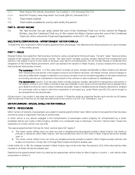Instructions for Form CIT-120 West Virginia Corporation Net Income Tax Return - West Virginia, Page 23
