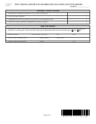 Form WV/MFT-501 West Virginia Motor Fuel Distributor and Alternative Fuel Report - West Virginia, Page 2