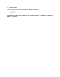 Form WV-EFT-WR Electronic Filing and Payment Waiver Request - West Virginia, Page 3