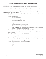 Instructions for Form BI-476 Vermont Business Income Tax Return for Resident Only - Vermont, Page 3